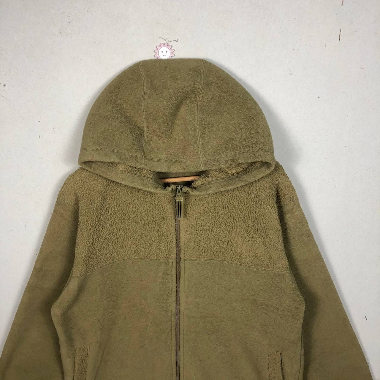 Japanese Brand Hype Aqua Blues Beige Fleece Mohair Sweatshirt Hoodie Size US M / EU 48-50 / 2 - 3 Thumbnail