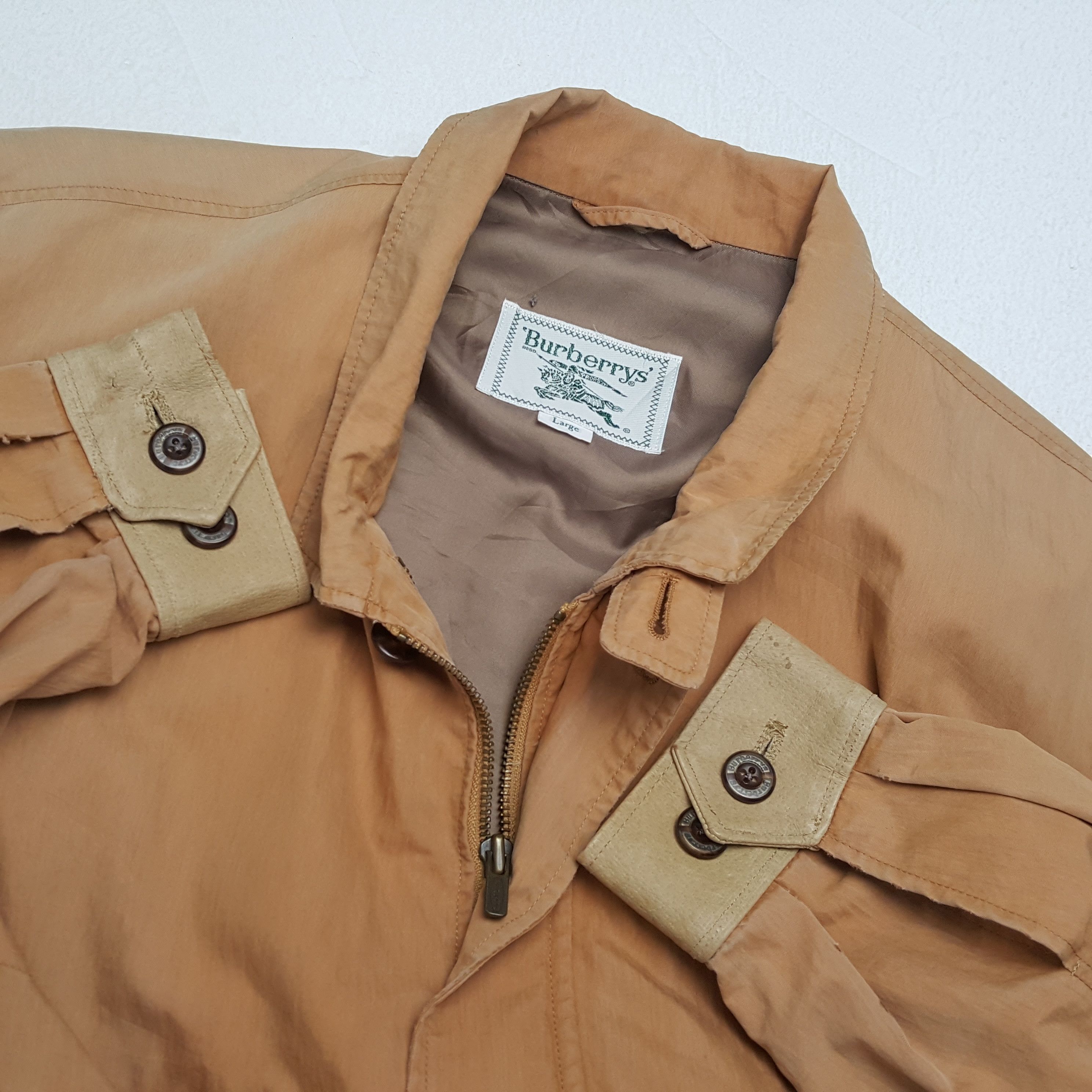 Burberry × Vintage BURBERRYS Small Logo Design Vintage Jacket Size US L / EU 52-54 / 3 - 8 Thumbnail
