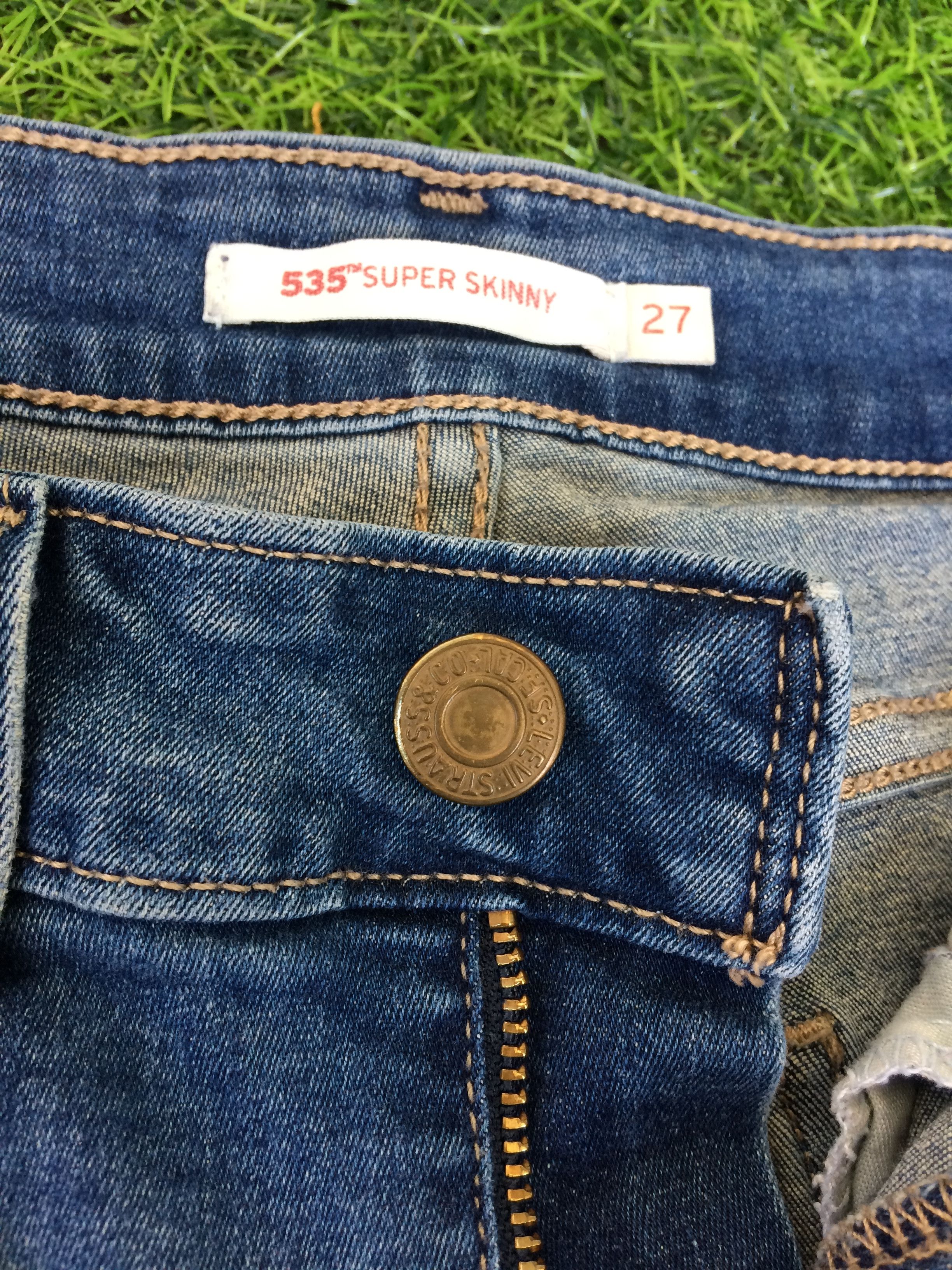 Levi's Levis 535 Super Skinny Jeans #B-123 Size 24" / US 00 / IT 34 - 9 Thumbnail
