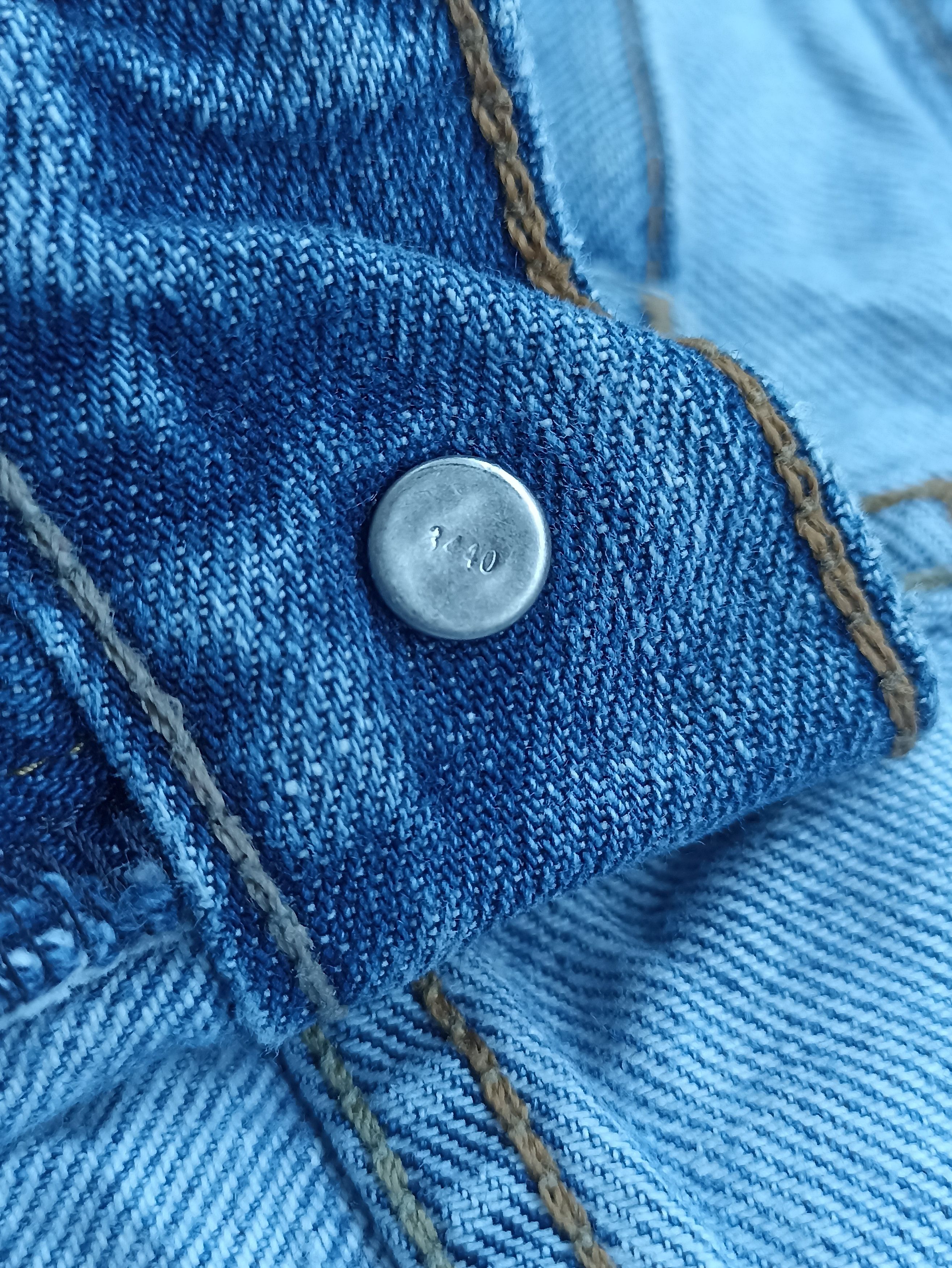 Jean × Levi's × Vintage Vintage Levis 569 Distress Blue Wash Jeans - J222 Size US 36 / EU 52 - 4 Thumbnail