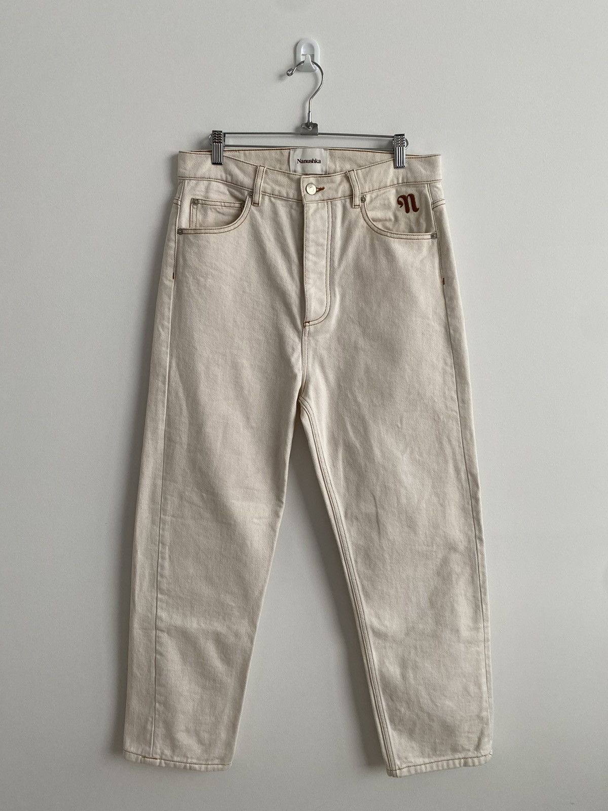 Nanushka Off White Gannon Jeans Size US 30 / EU 46 - 1 Thumbnail