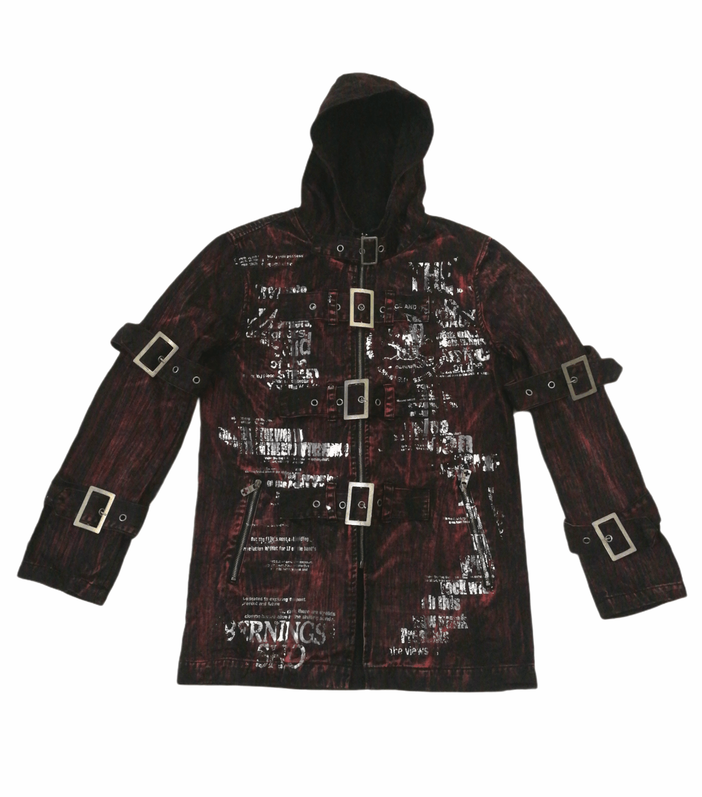 BERNINGS SHO Bondage Denim Hoodie Jacket Size US M / EU 48-50 / 2 - 1 Thumbnail