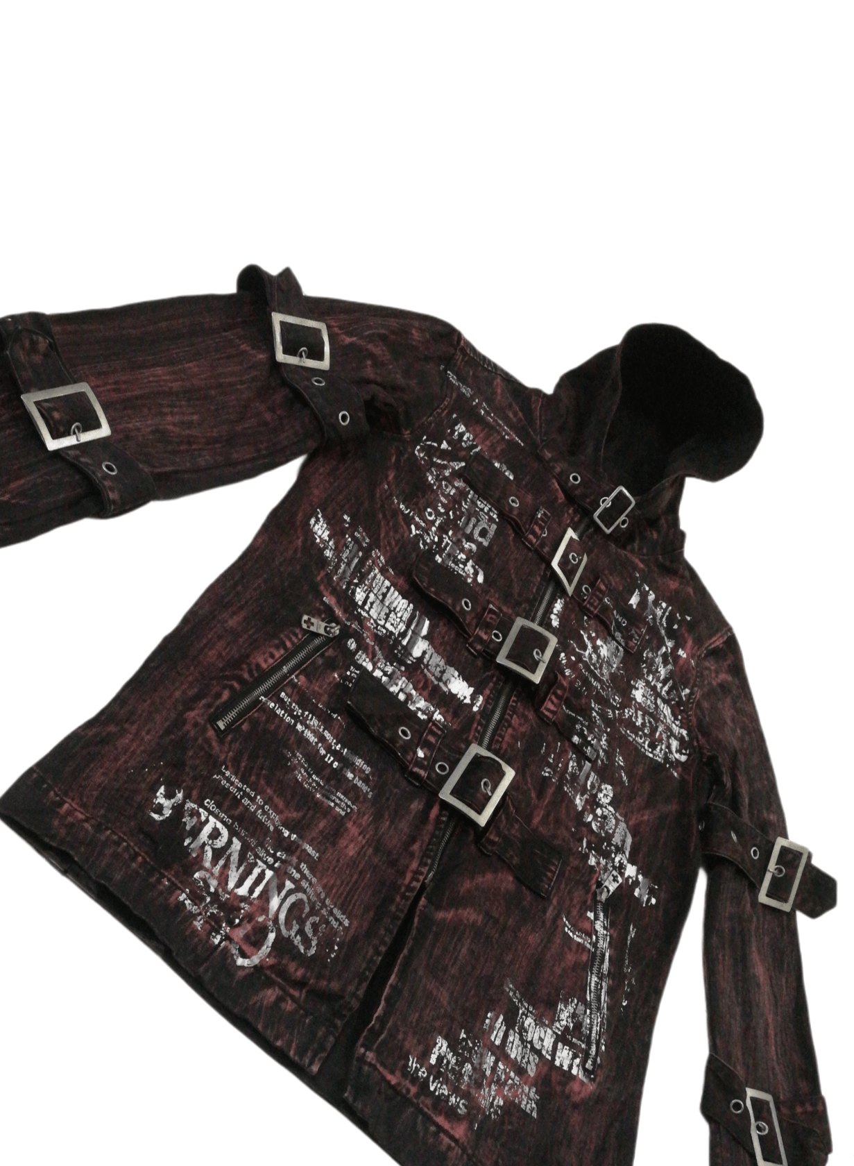BERNINGS SHO Bondage Denim Hoodie Jacket Size US M / EU 48-50 / 2 - 5 Thumbnail
