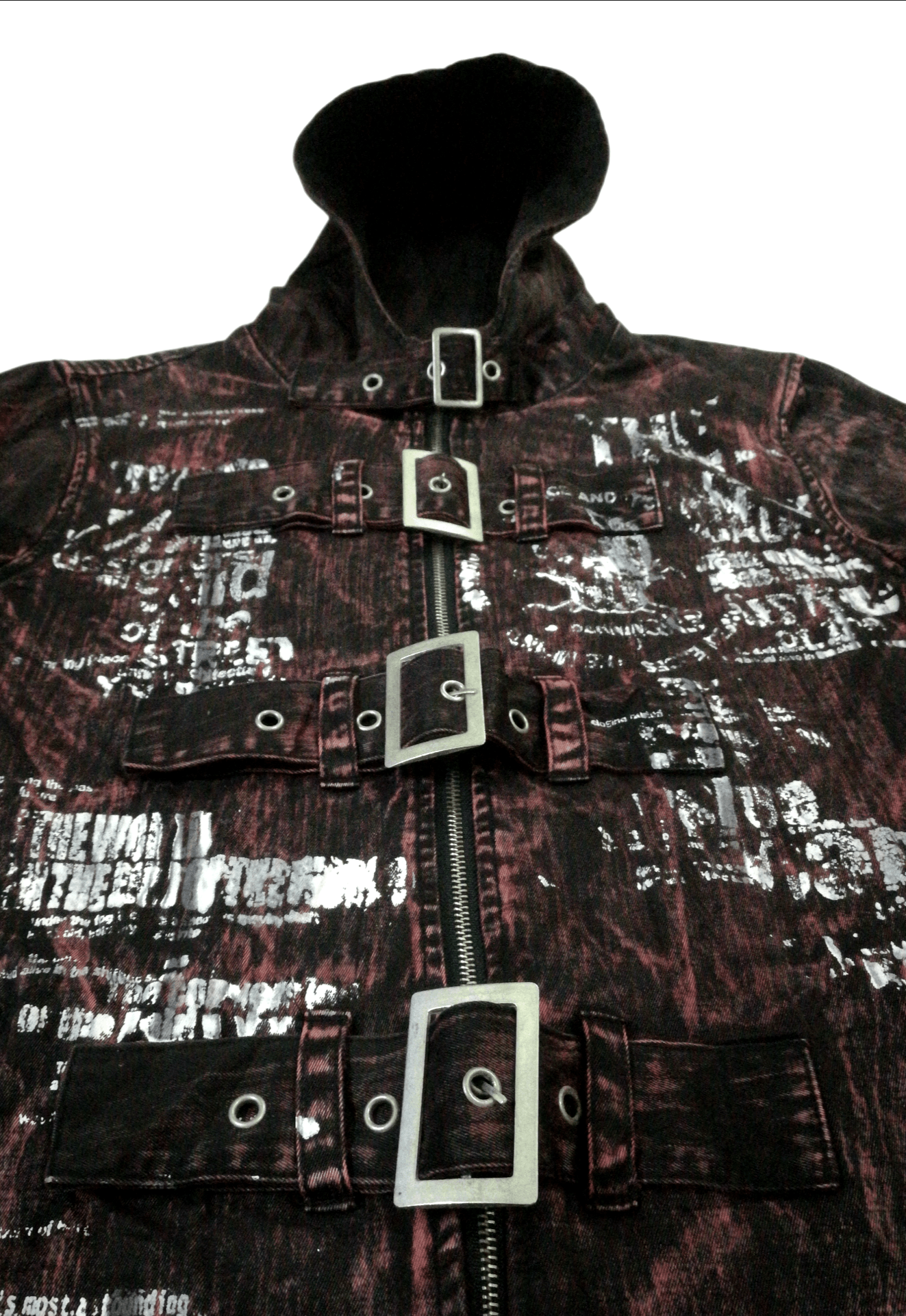 BERNINGS SHO Bondage Denim Hoodie Jacket Size US M / EU 48-50 / 2 - 4 Thumbnail