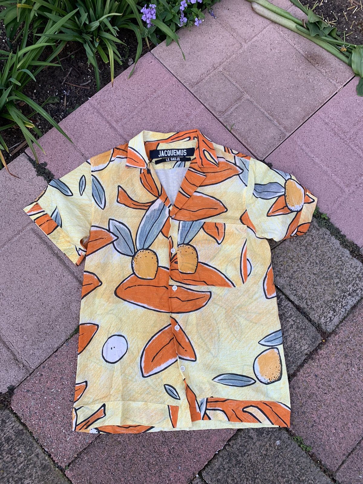 Jacquemus RARE GRAIL Jacquemus printed button up shirt | Grailed