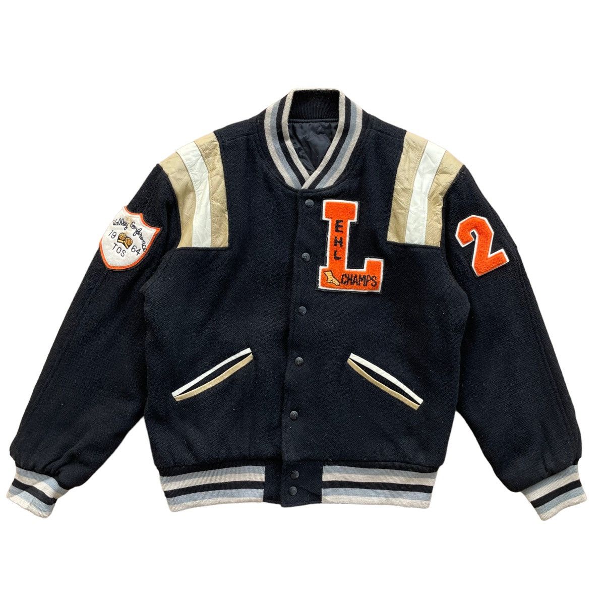 Japanese Brand 💥 Spice Island Varsity Bomber Jacket Size US L / EU 52-54 / 3 - 1 Thumbnail