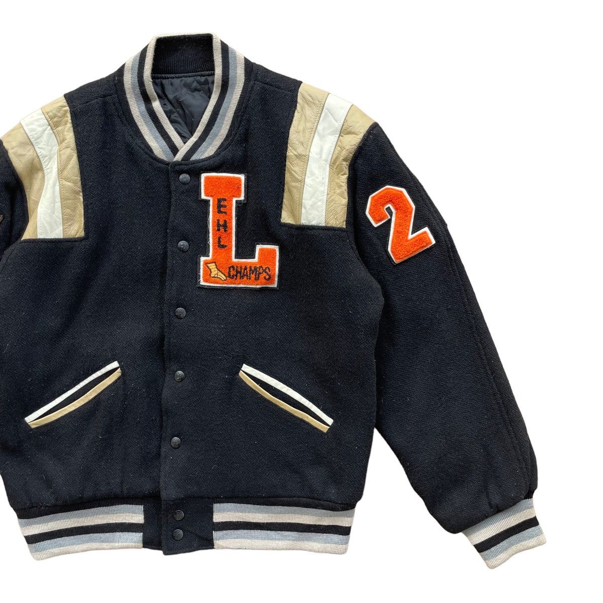 Japanese Brand 💥 Spice Island Varsity Bomber Jacket Size US L / EU 52-54 / 3 - 2 Thumbnail