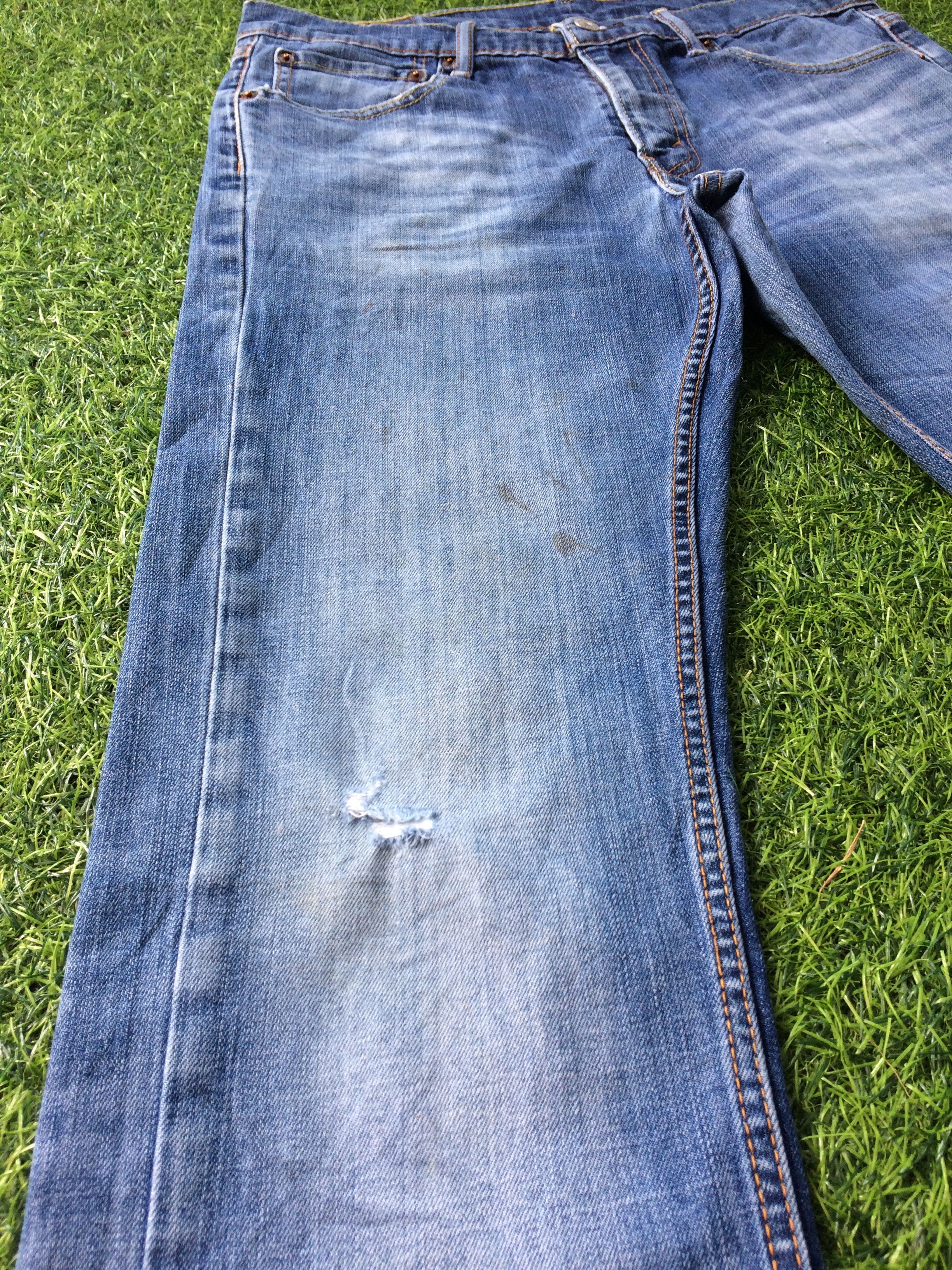 Levi's Vintage Distressed Levis 527 Bootcut Flared Jeans #B-904 Size 32" / US 10 / IT 46 - 5 Thumbnail