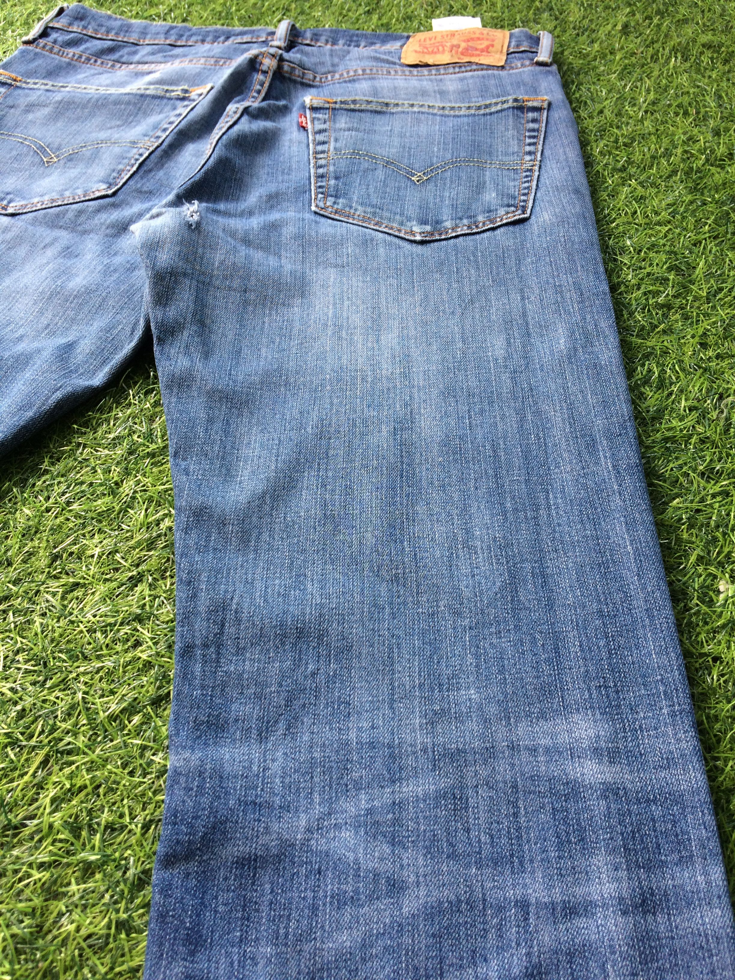 Levi's Vintage Distressed Levis 527 Bootcut Flared Jeans #B-904 Size 32" / US 10 / IT 46 - 7 Thumbnail