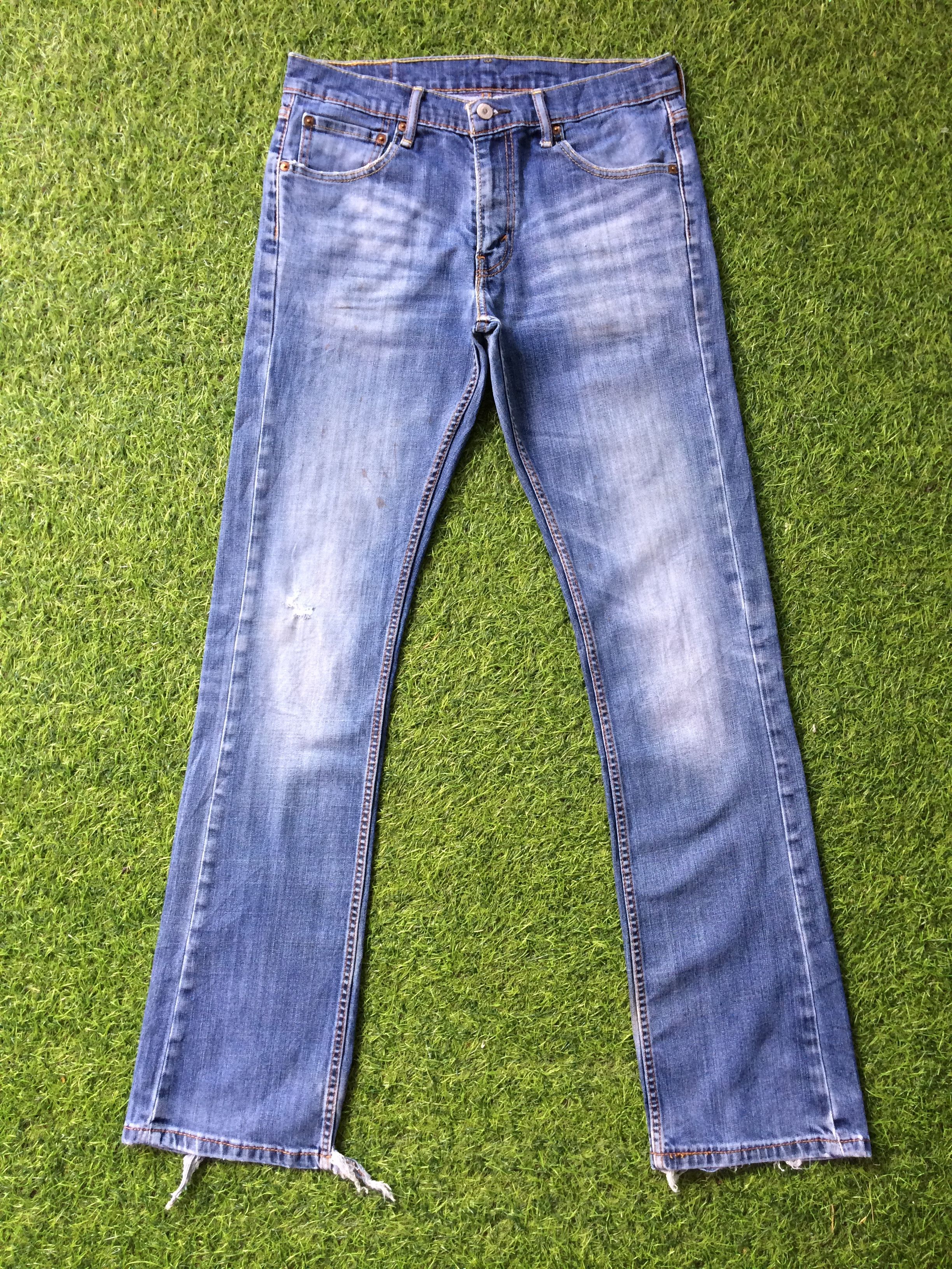 Levi's Vintage Distressed Levis 527 Bootcut Flared Jeans #B-904 Size 32" / US 10 / IT 46 - 1 Thumbnail