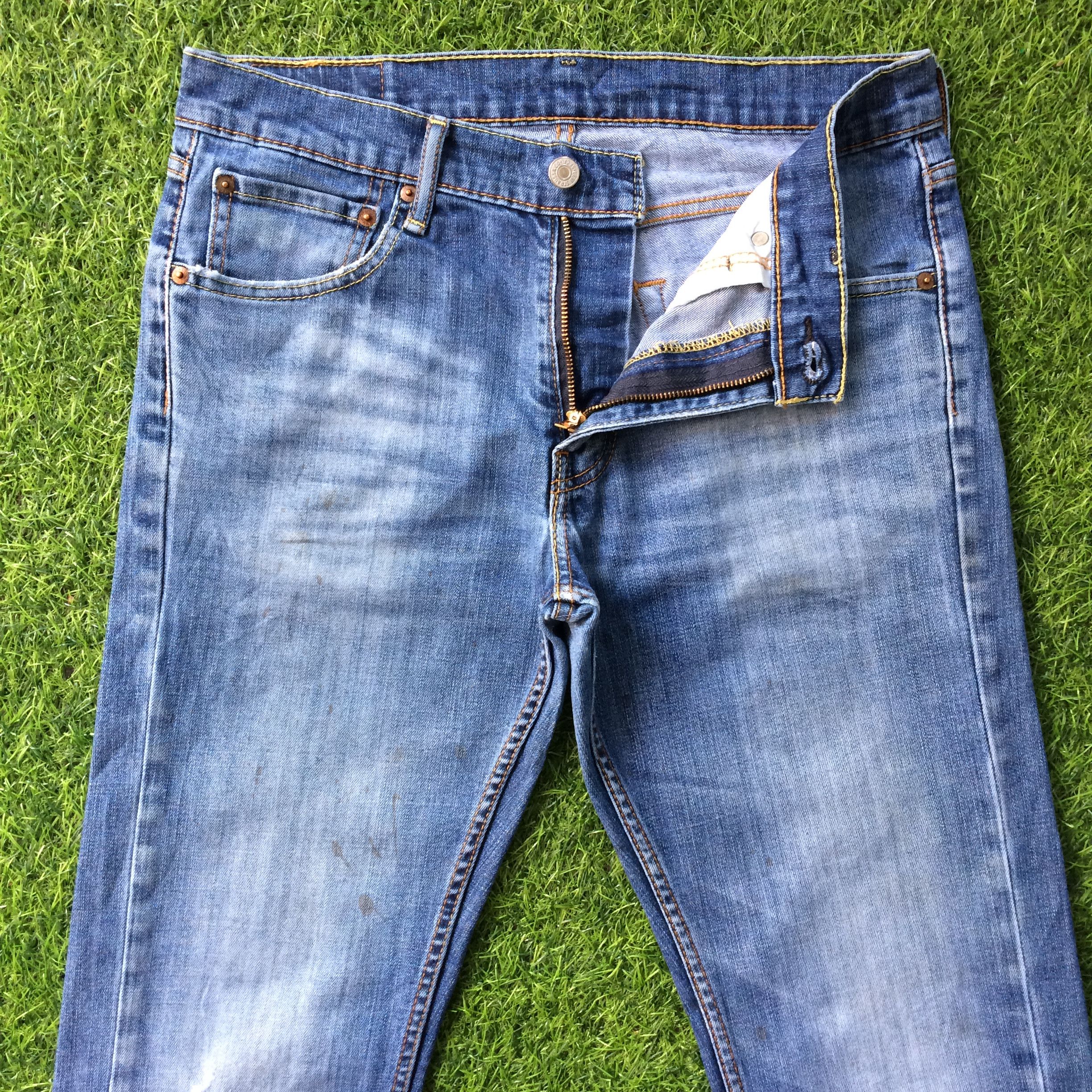 Levi's Vintage Distressed Levis 527 Bootcut Flared Jeans #B-904 Size 32" / US 10 / IT 46 - 3 Thumbnail