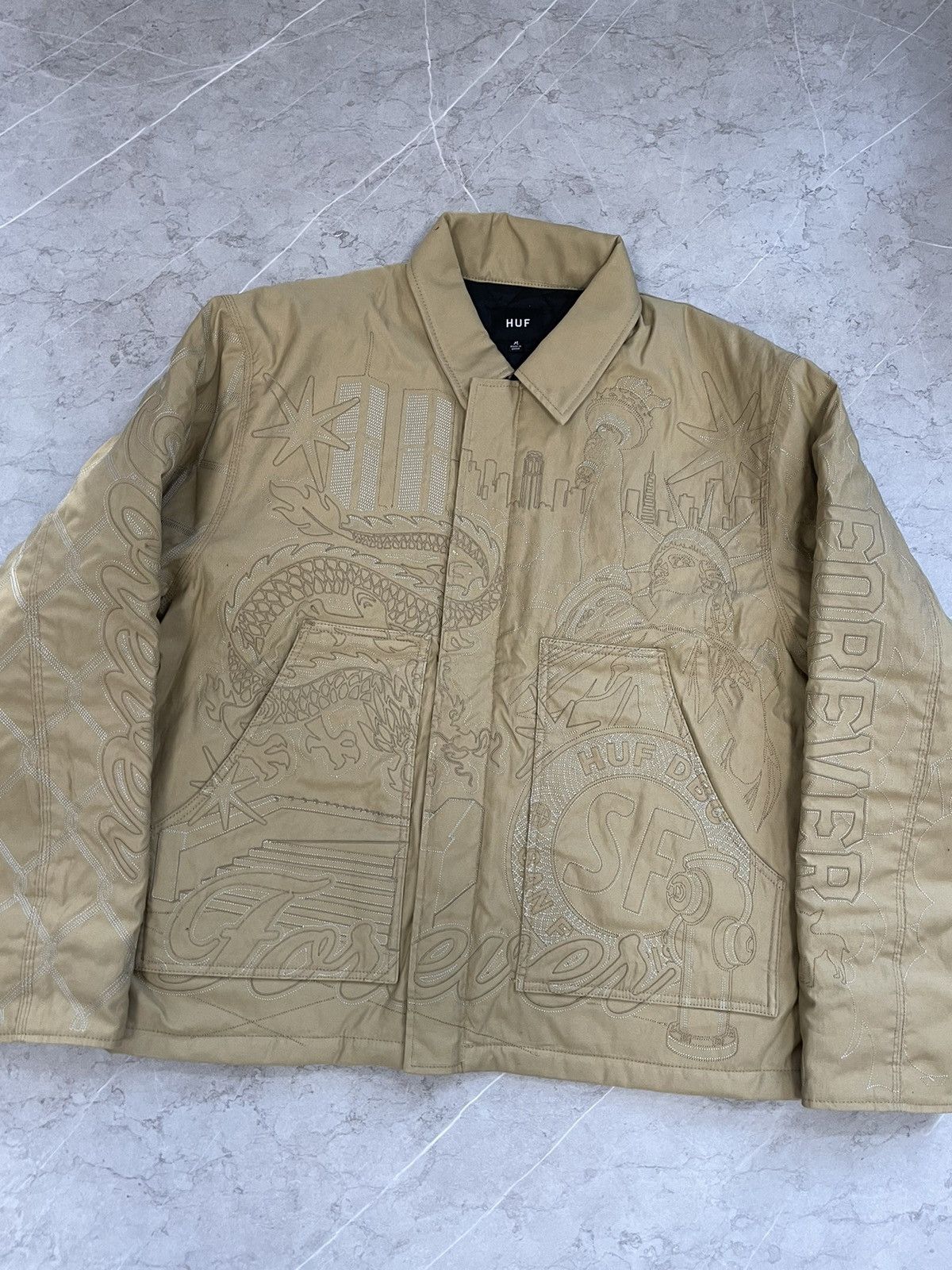 Huf Huf 20th embroidered bomber jacket M Size US M / EU 48-50 / 2 - 1 Thumbnail