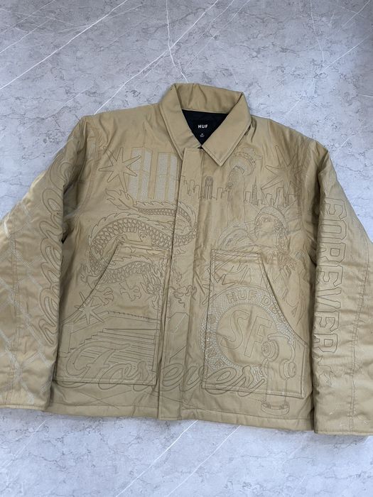 Huf Huf 20th embroidered bomber jacket M | Grailed