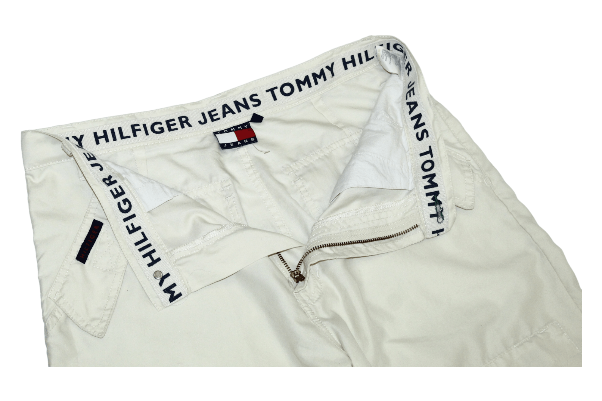 Japanese Brand 🔥90s Tommy Hilfiger Parachute Multipocket Nylon Cargo Pants Size US 32 / EU 48 - 7 Thumbnail