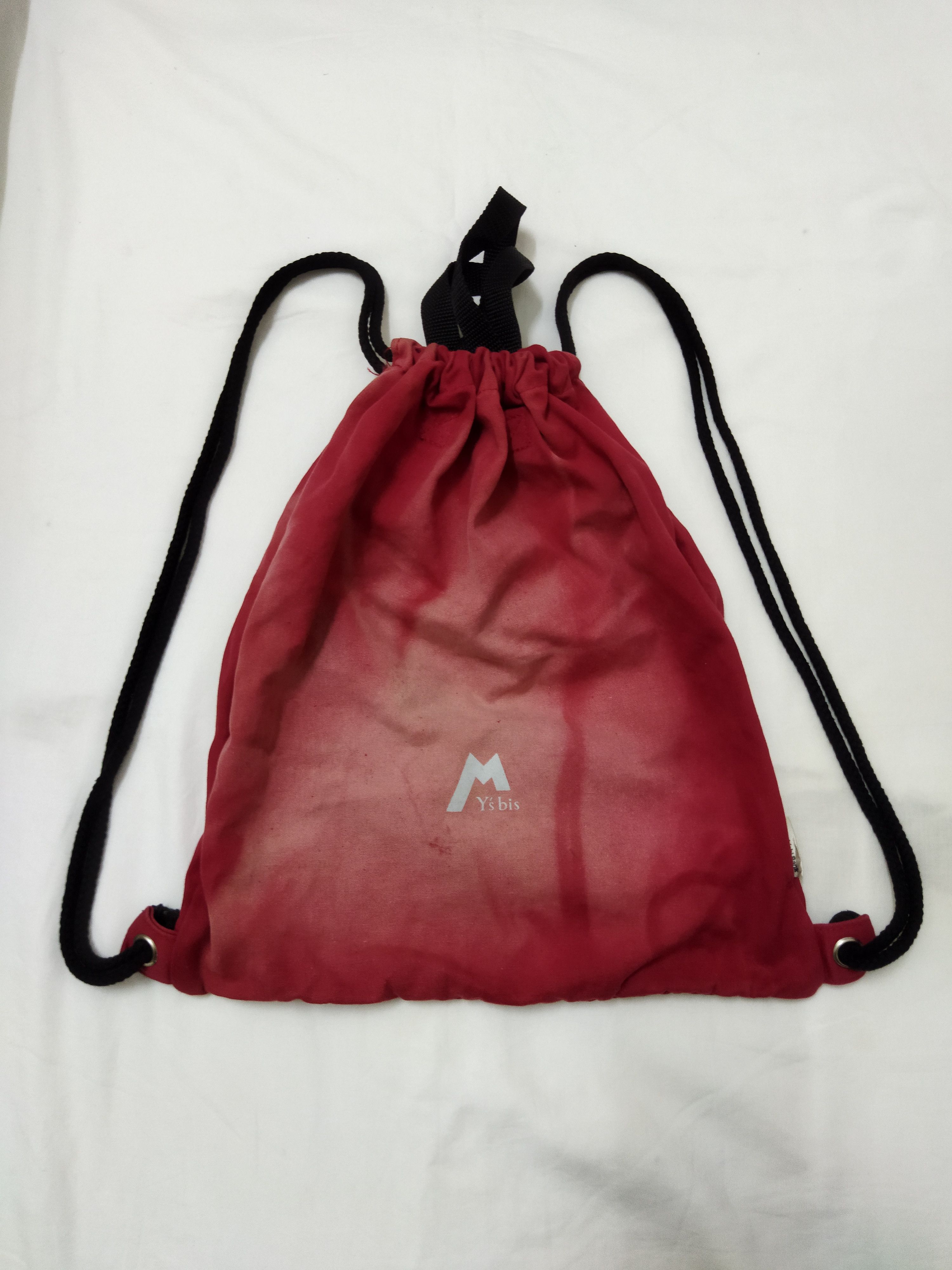 Yohji Yamamoto x Mitsubishi Bank Drawstring Bag