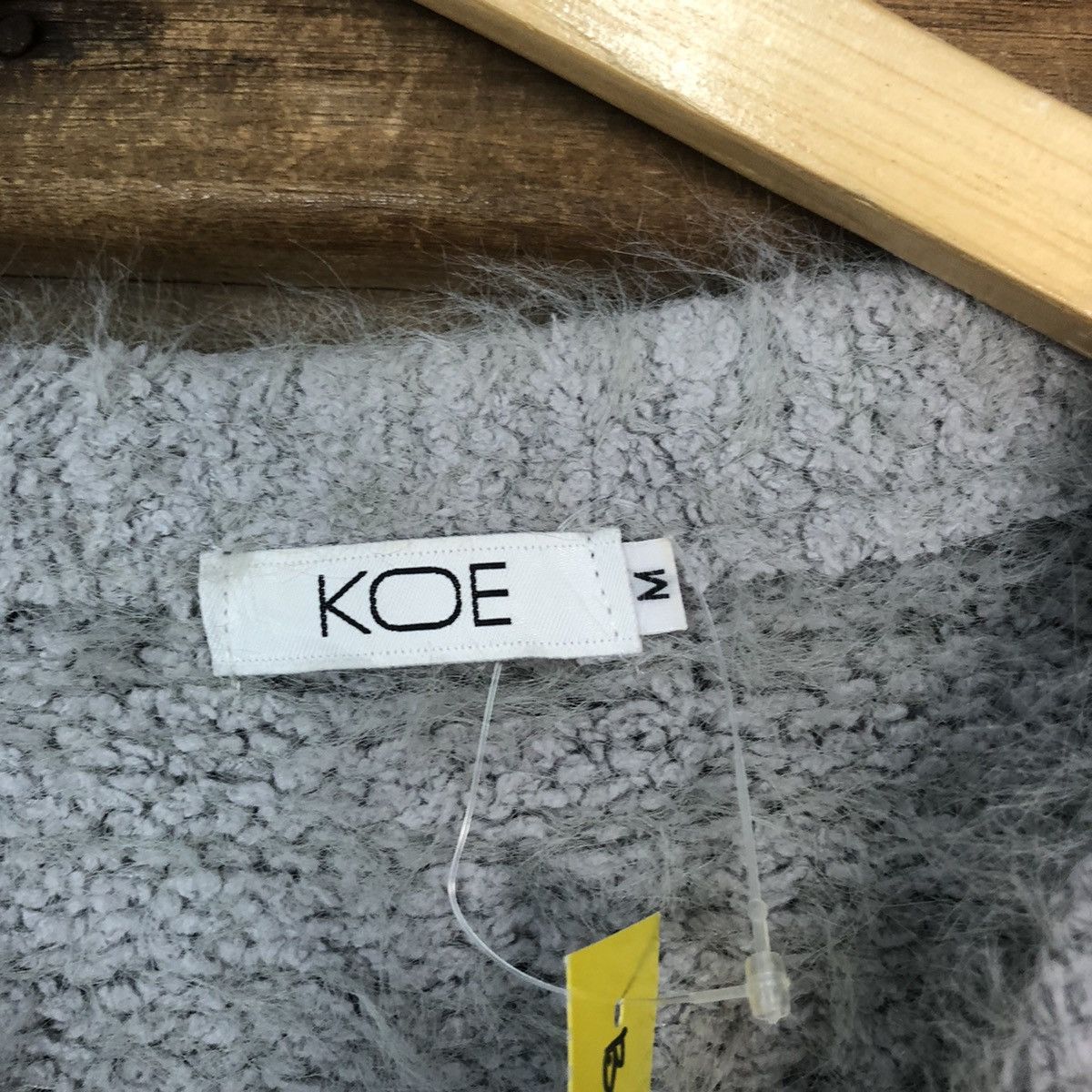 Homespun Knitwear DLS KOE Grey Shag Shaggu Fur Mohair Knitwear #BB583 Size M / US 6-8 / IT 42-44 - 7 Thumbnail