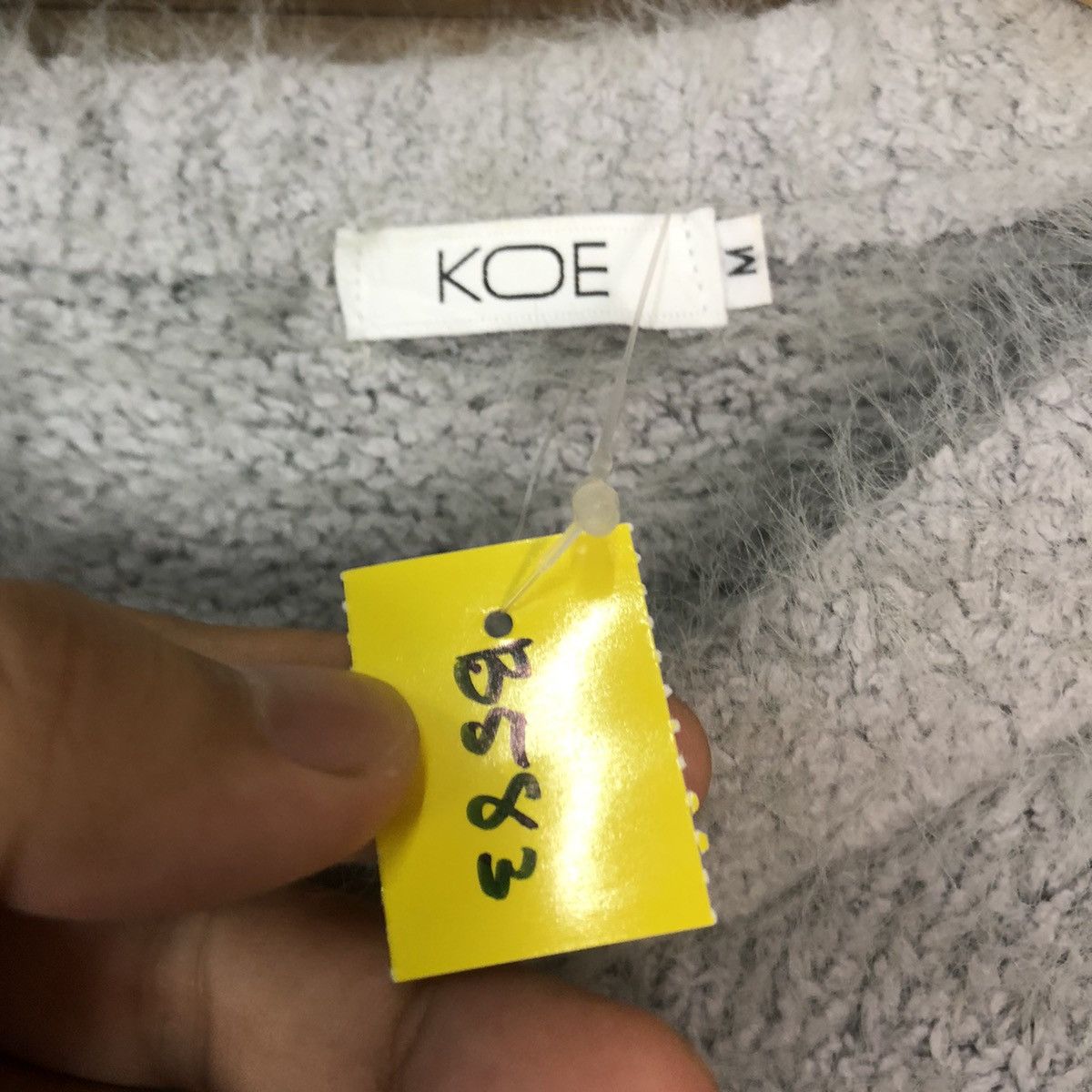 Homespun Knitwear DLS KOE Grey Shag Shaggu Fur Mohair Knitwear #BB583 Size M / US 6-8 / IT 42-44 - 8 Thumbnail