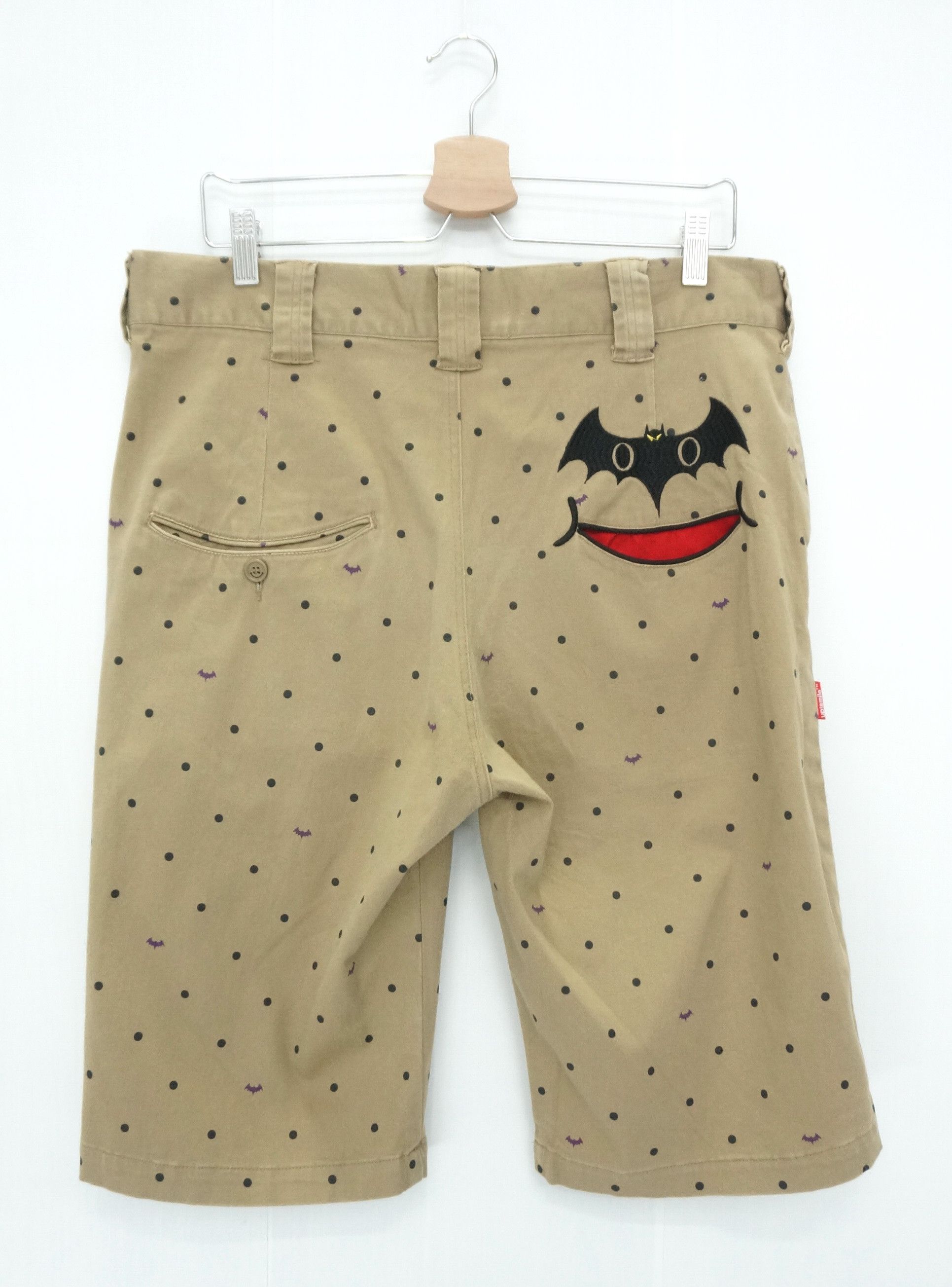 Japanese Brand Rare Vintage Japan UPSMILE Batman Shorts Size US 35 - 3 Thumbnail