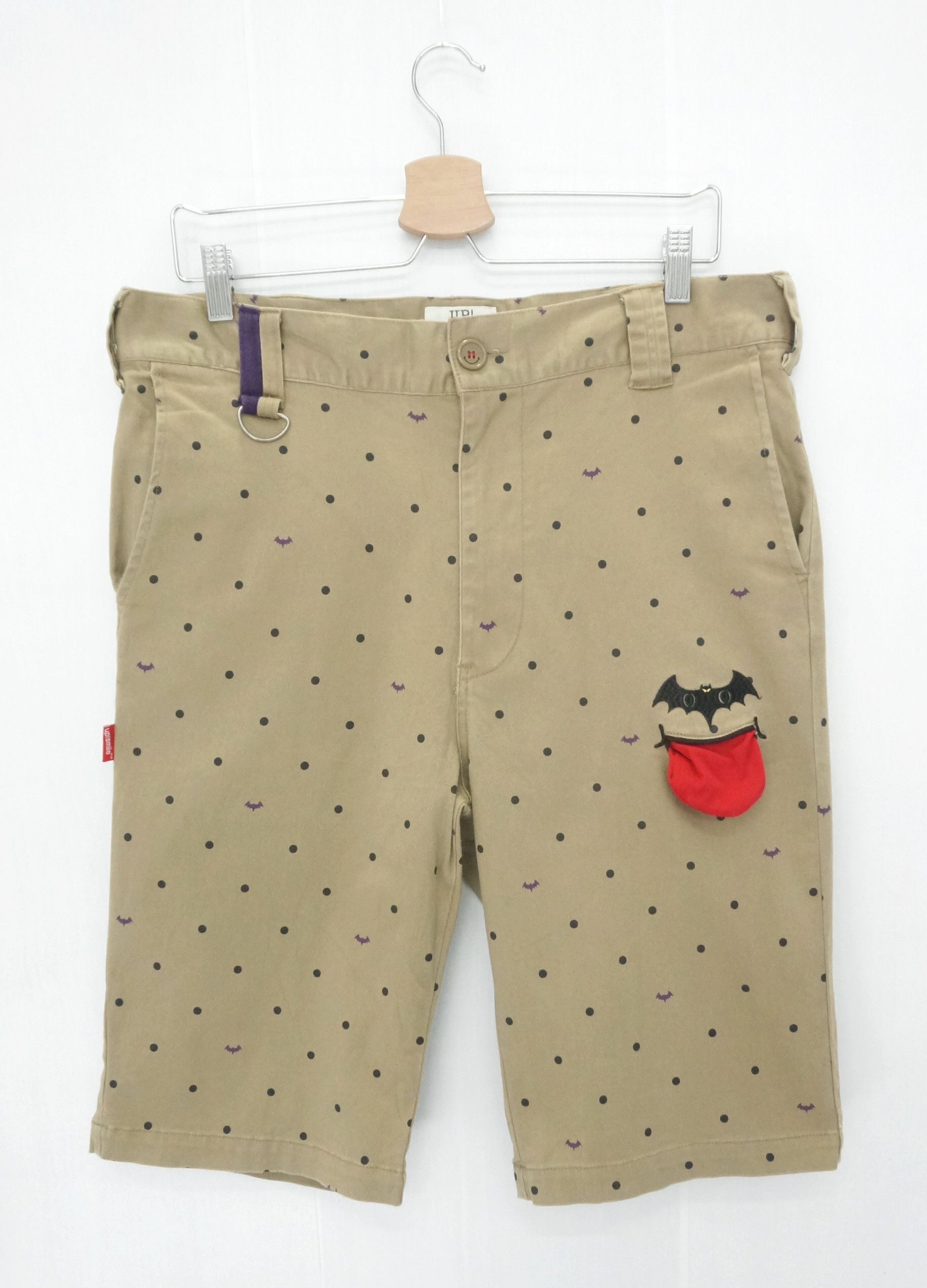 Japanese Brand Rare Vintage Japan UPSMILE Batman Shorts Size US 35 - 2 Thumbnail