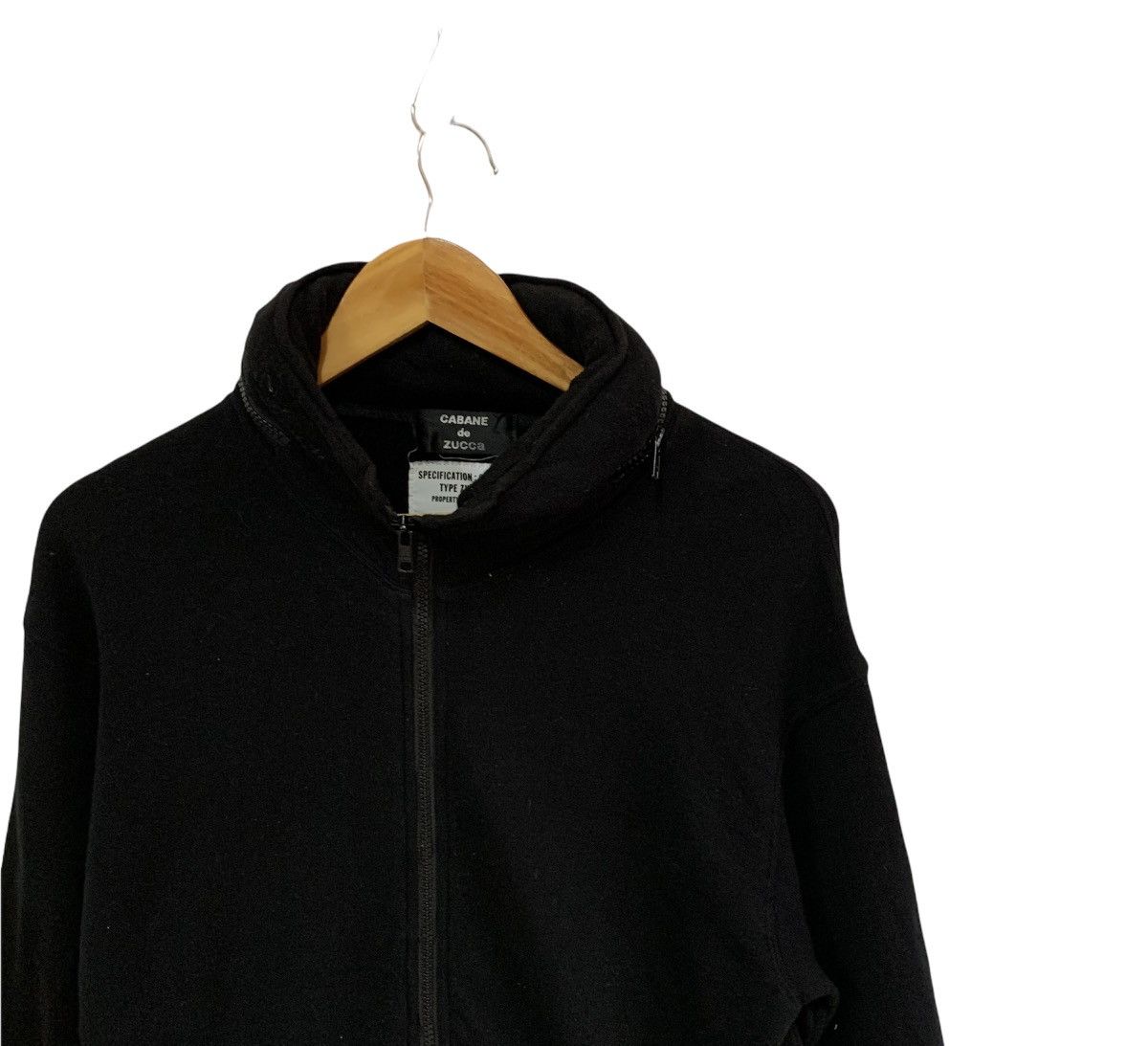 CABANE de ZUCCa × Japanese Brand BLACK CABANE DE ZUCCA HOODIE SHIRTS MADE IN JAPAN Size US M / EU 48-50 / 2 - 2 Thumbnail