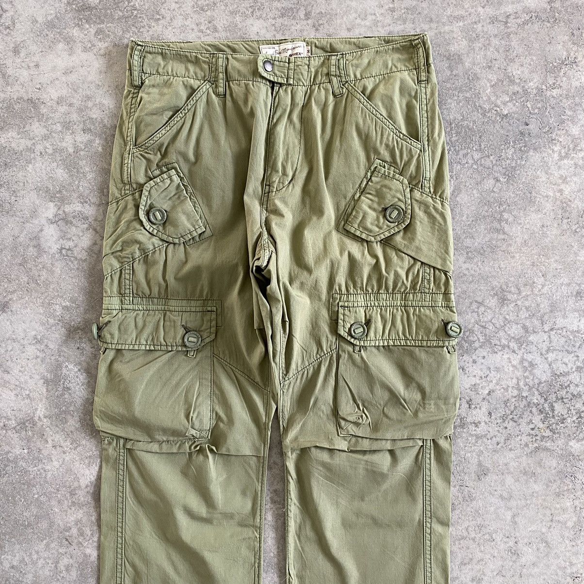 Avirex Avirex Gas Mask Cargo Multi Pocket Tactical Pants Size US 31 - 2 Thumbnail