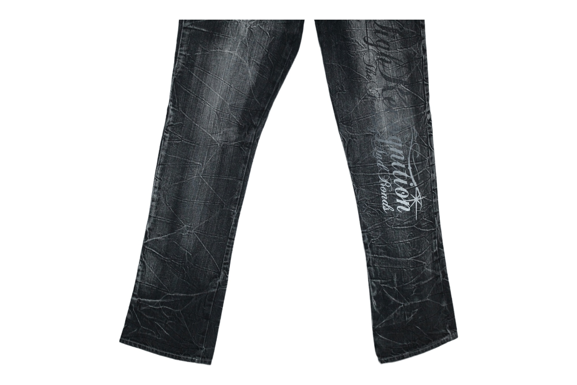 Hysteric Glamour RARE💥 Wild Life poem faded denim distressed baggy jeans Size US 32 / EU 48 - 4 Thumbnail