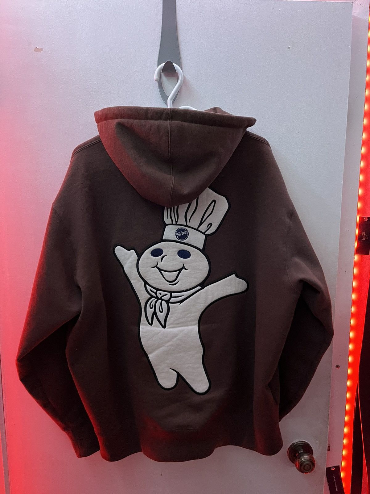 Supreme Supreme x Pillsbury Doughboy Zip Up Hoodie | Grailed