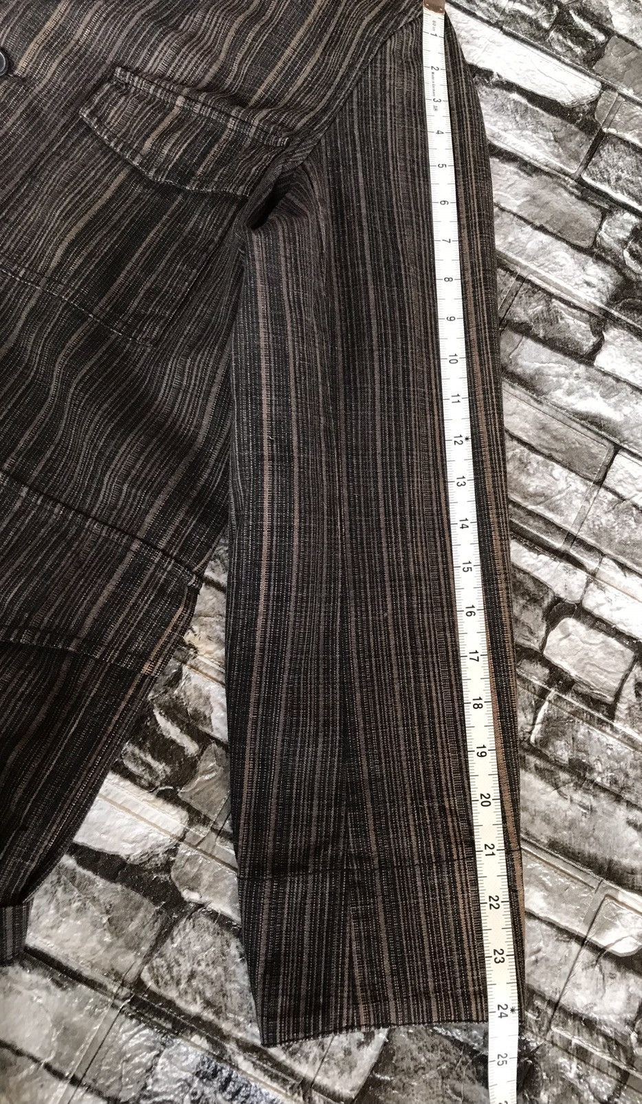 Japanese Brand × Jungles × Vintage Jungle Storm Outfitters Japanese Stripe Pattern Jacket Size US M / EU 48-50 / 2 - 12 Thumbnail