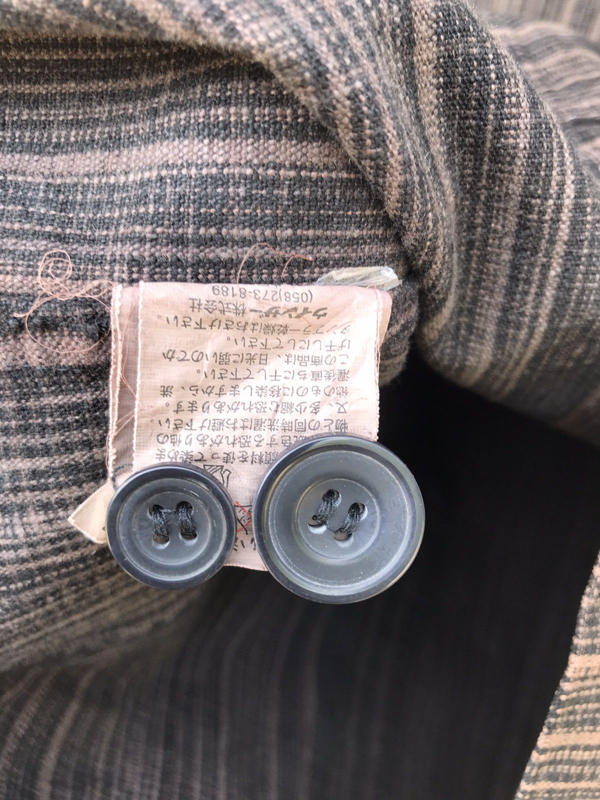 Japanese Brand × Jungles × Vintage Jungle Storm Outfitters Japanese Stripe Pattern Jacket Size US M / EU 48-50 / 2 - 13 Thumbnail