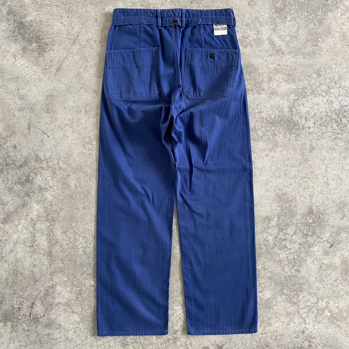 Vetra John Bull Japan Cinch Back French Workwear Pants Size US 30 / EU 46 - 8 Thumbnail