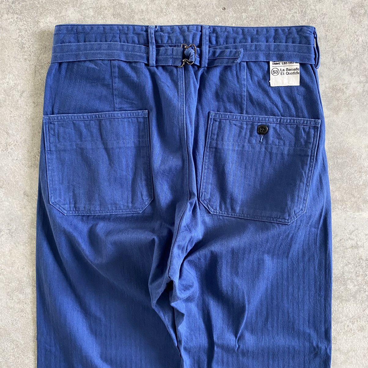 Vetra John Bull Japan Cinch Back French Workwear Pants Size US 30 / EU 46 - 11 Thumbnail