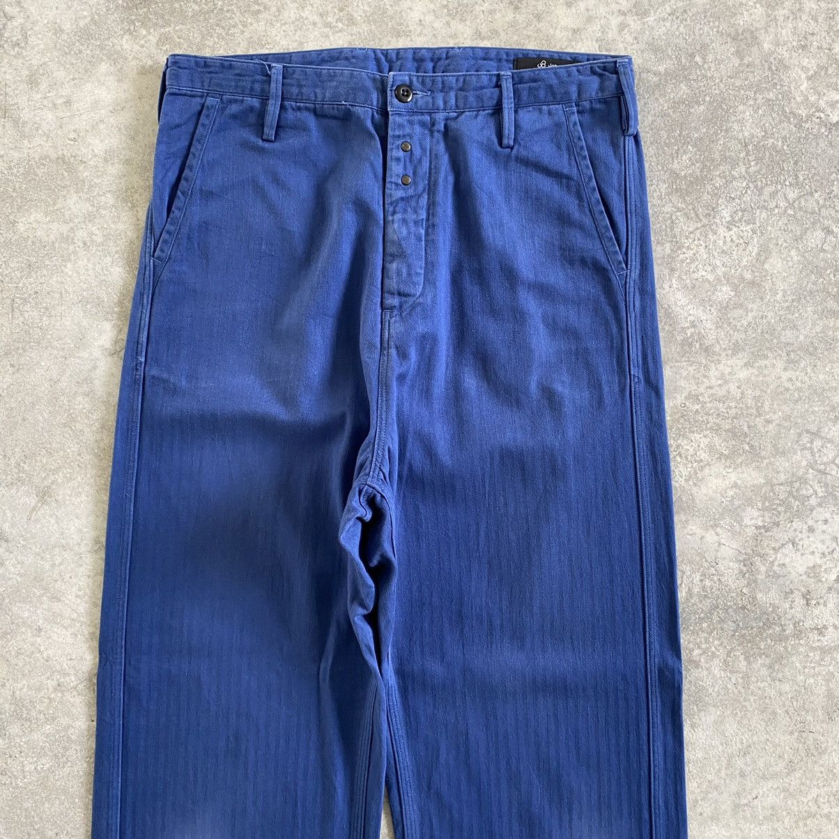 Vetra John Bull Japan Cinch Back French Workwear Pants Size US 30 / EU 46 - 4 Thumbnail