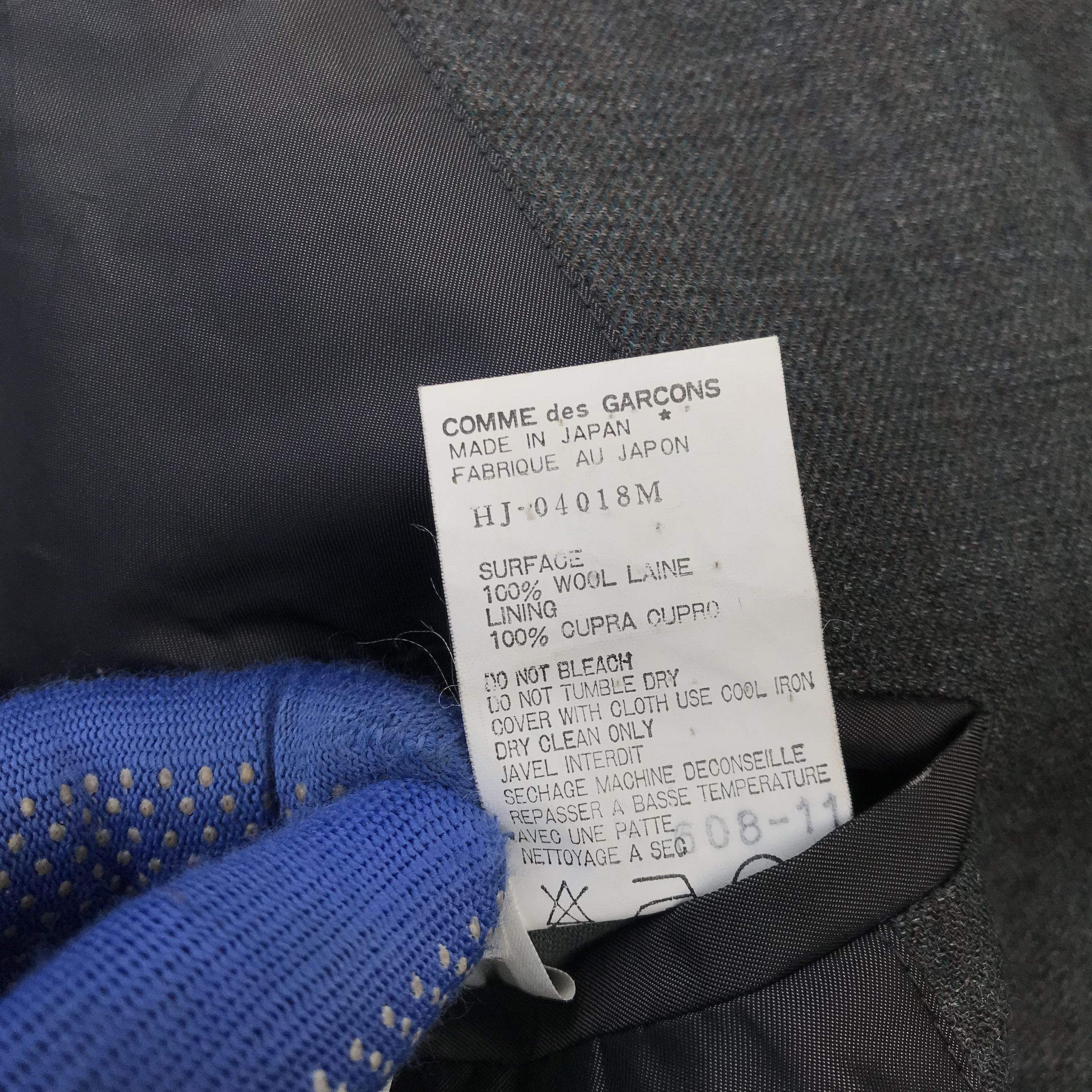 Comme des Garcons AD 1994 Vintage Comme Des Garcon jacket Japan Medium Size US M / EU 48-50 / 2 - 8 Thumbnail