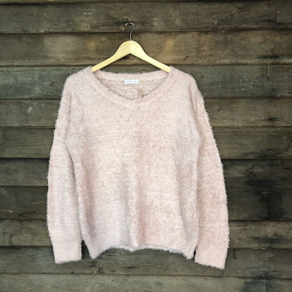Homespun Knitwear DLS Ehyphen World Shag Shaggy Fur Mohair Knitwear #BB587 Size M / US 6-8 / IT 42-44 - 1 Thumbnail