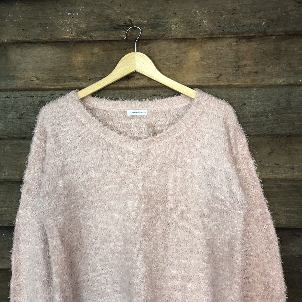 Homespun Knitwear DLS Ehyphen World Shag Shaggy Fur Mohair Knitwear #BB587 Size M / US 6-8 / IT 42-44 - 2 Thumbnail