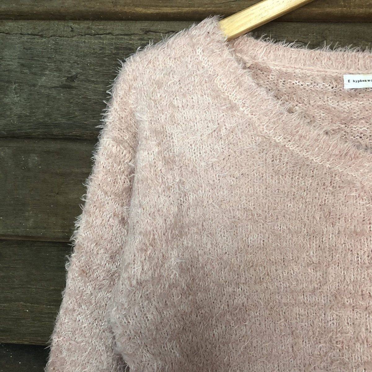 Homespun Knitwear DLS Ehyphen World Shag Shaggy Fur Mohair Knitwear #BB587 Size M / US 6-8 / IT 42-44 - 6 Thumbnail