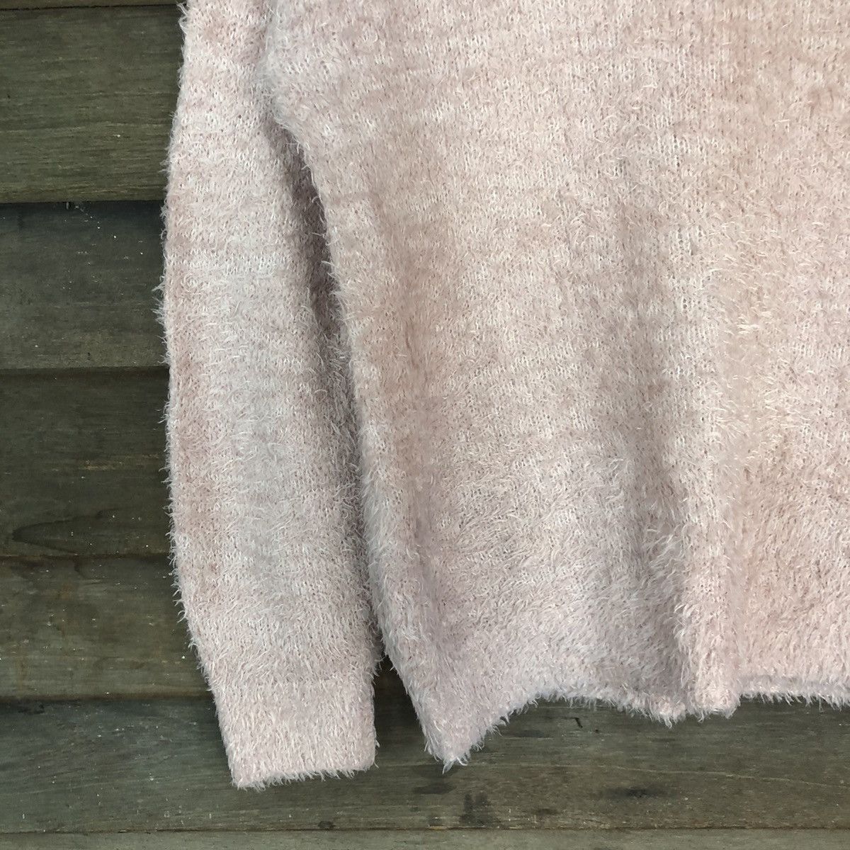 Homespun Knitwear DLS Ehyphen World Shag Shaggy Fur Mohair Knitwear #BB587 Size M / US 6-8 / IT 42-44 - 4 Thumbnail