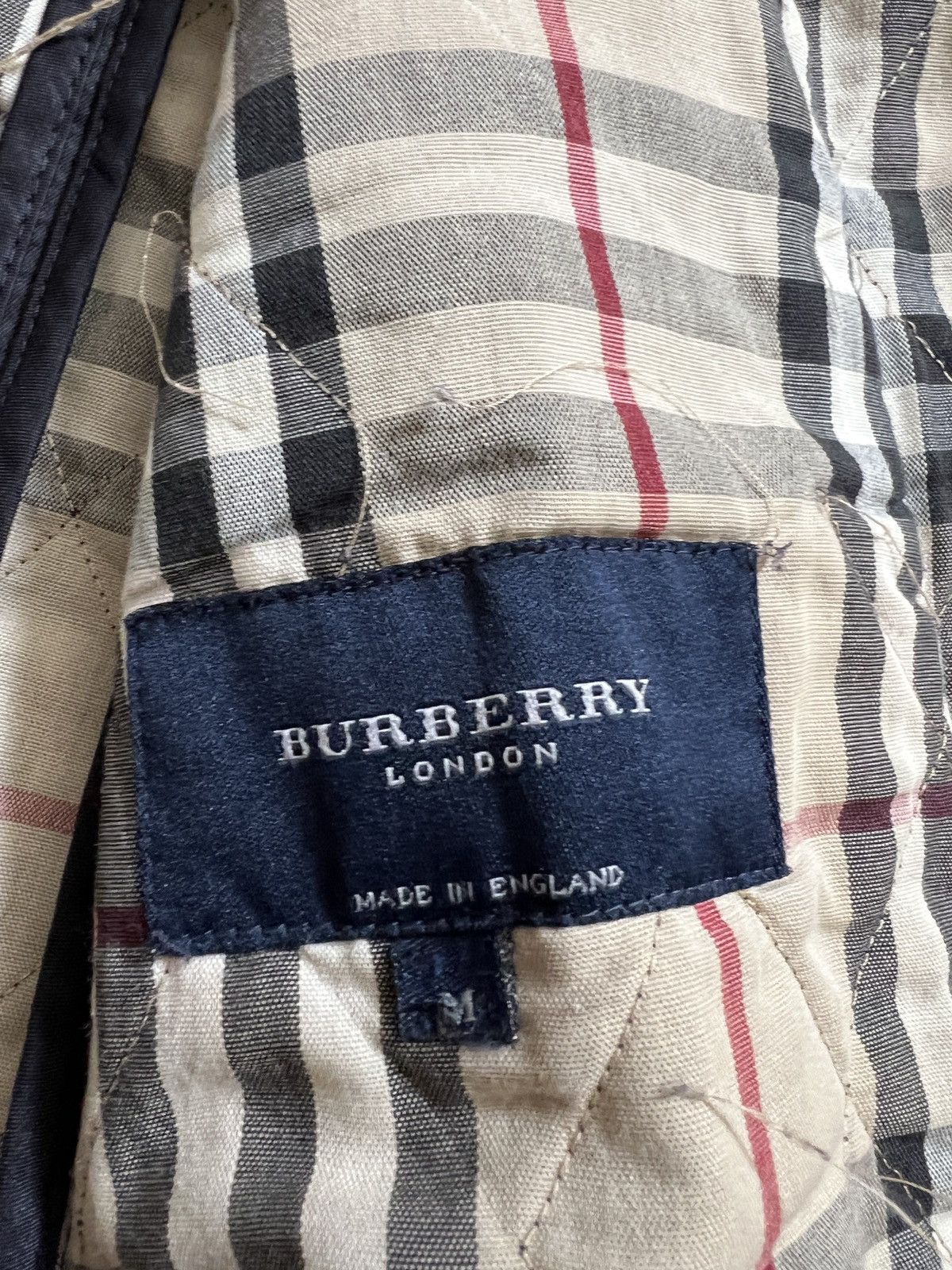 Burberry × Vintage Vintage Burberry Quilted Jacket Size US M / EU 48-50 / 2 - 13 Thumbnail