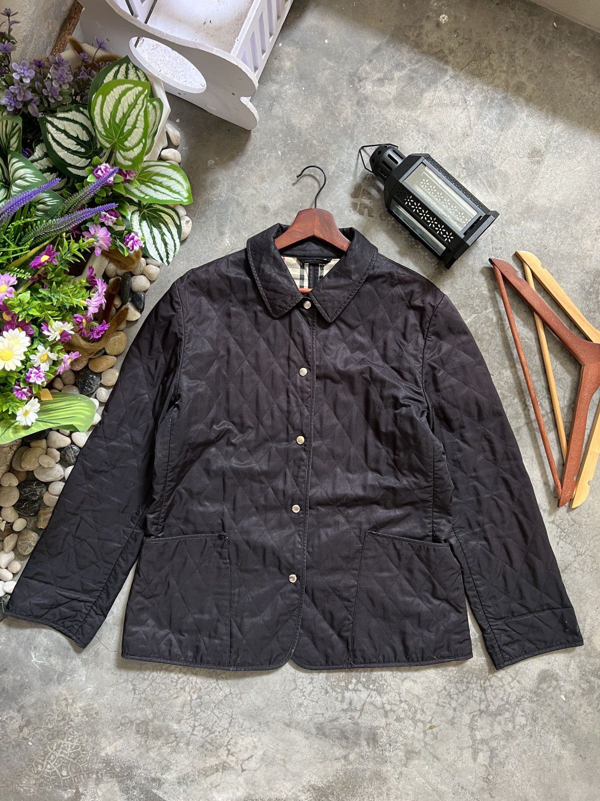 Burberry × Vintage Vintage Burberry Quilted Jacket Size US M / EU 48-50 / 2 - 3 Thumbnail