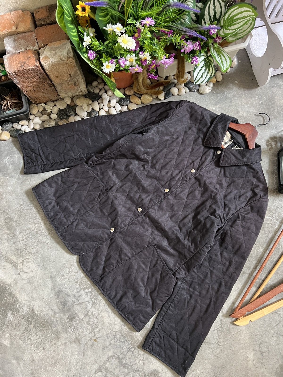 Burberry × Vintage Vintage Burberry Quilted Jacket Size US M / EU 48-50 / 2 - 6 Thumbnail
