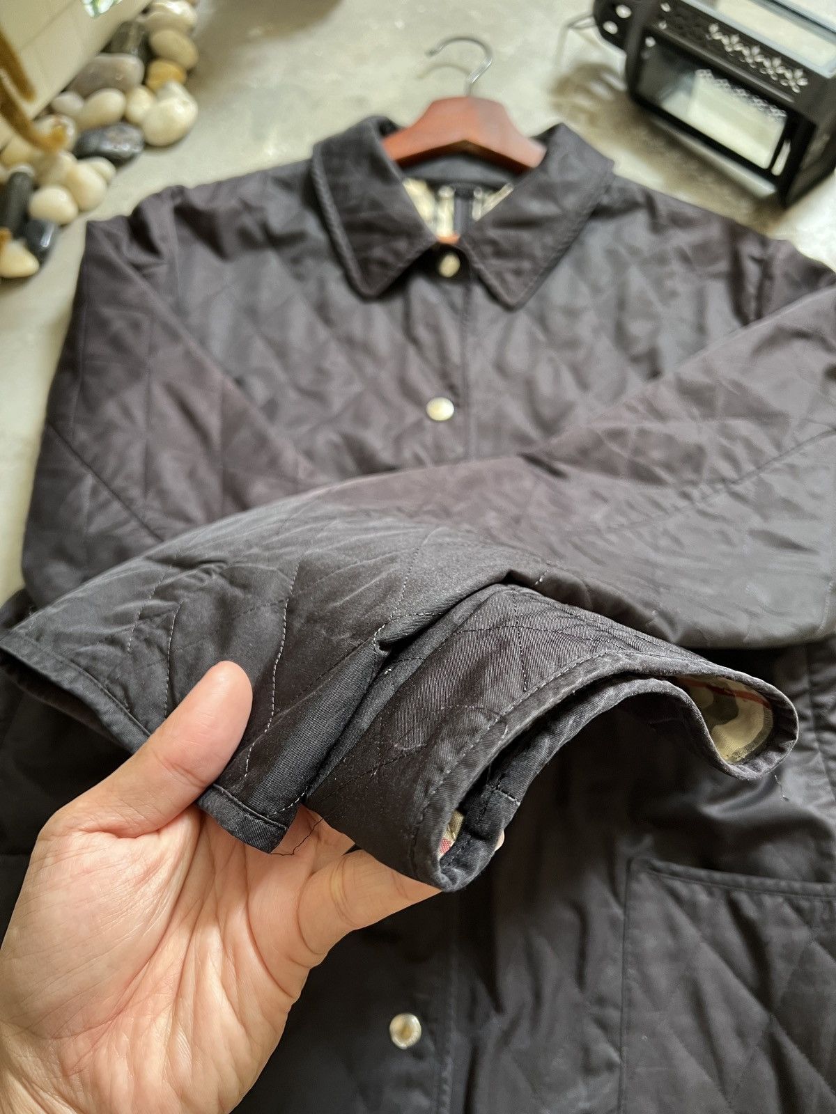 Burberry × Vintage Vintage Burberry Quilted Jacket Size US M / EU 48-50 / 2 - 12 Thumbnail