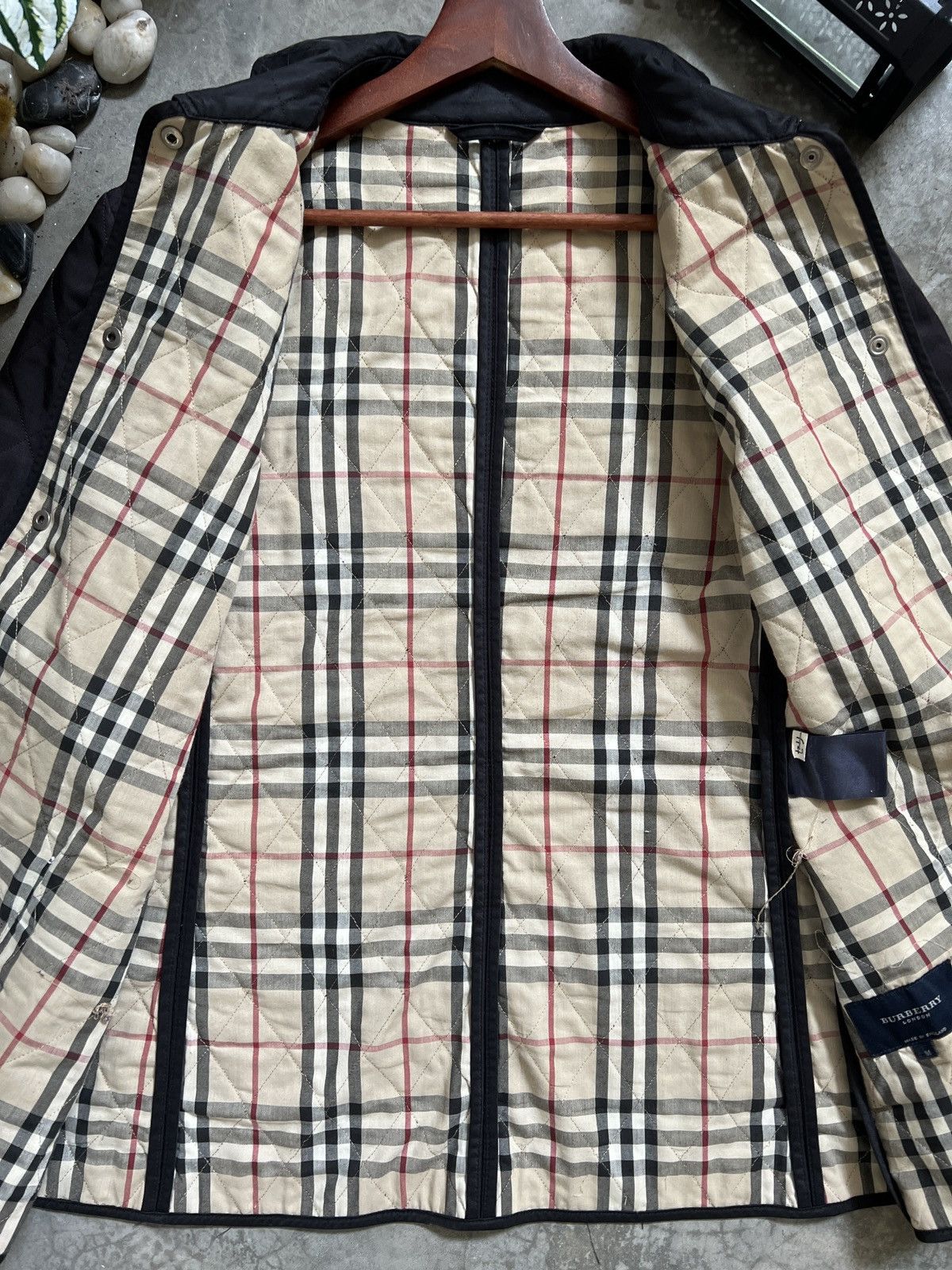 Burberry × Vintage Vintage Burberry Quilted Jacket Size US M / EU 48-50 / 2 - 2 Thumbnail