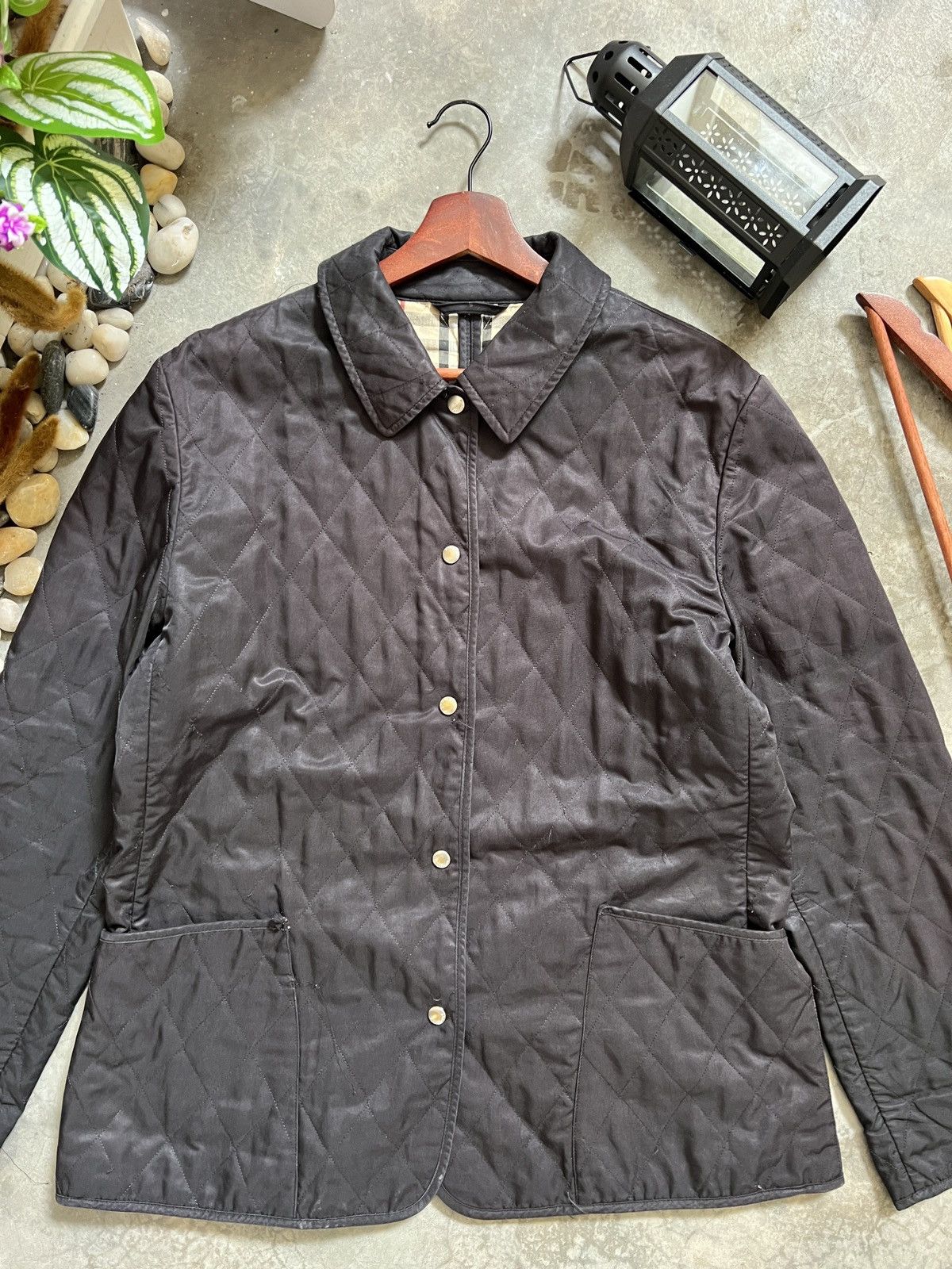 Burberry × Vintage Vintage Burberry Quilted Jacket Size US M / EU 48-50 / 2 - 4 Thumbnail
