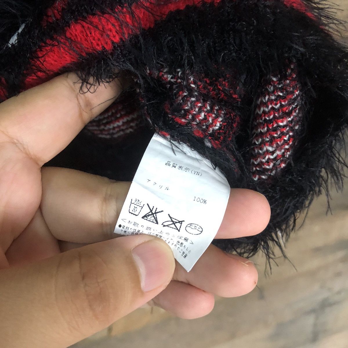 Homespun Knitwear × Japanese Brand DLS Gorce black Shag Shaggy Fur Mohair Knitwear #BB579 Size XS / US 0-2 / IT 36-38 - 10 Thumbnail