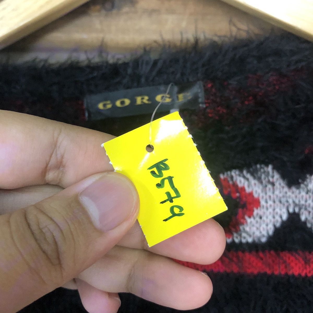 Homespun Knitwear × Japanese Brand DLS Gorce black Shag Shaggy Fur Mohair Knitwear #BB579 Size XS / US 0-2 / IT 36-38 - 8 Thumbnail
