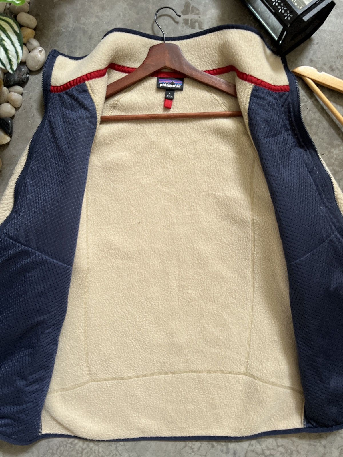 Patagonia × Vintage 🔥 VINTAGE🔥 Patagonia Natural Brown Deep Pile Sherpa Jacket Size US L / EU 52-54 / 3 - 12 Thumbnail