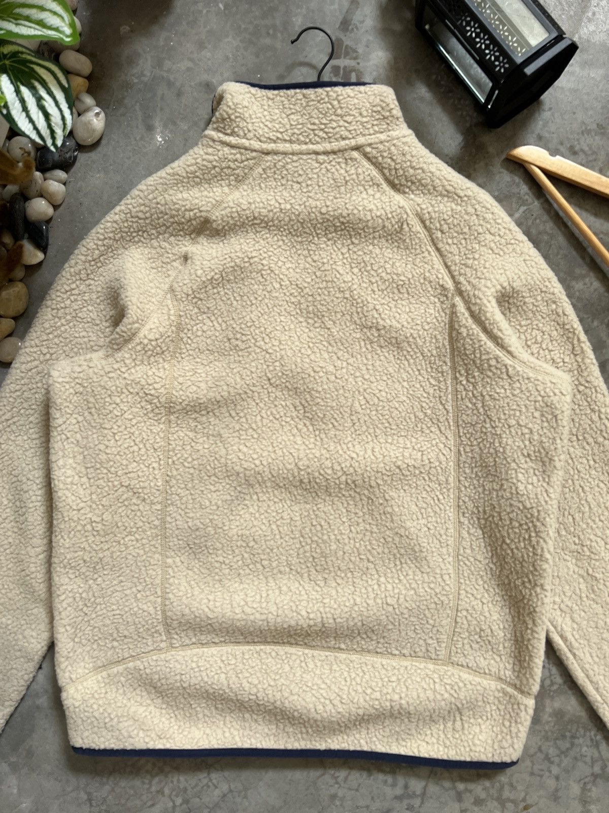 Patagonia × Vintage 🔥 VINTAGE🔥 Patagonia Natural Brown Deep Pile Sherpa Jacket Size US L / EU 52-54 / 3 - 6 Thumbnail