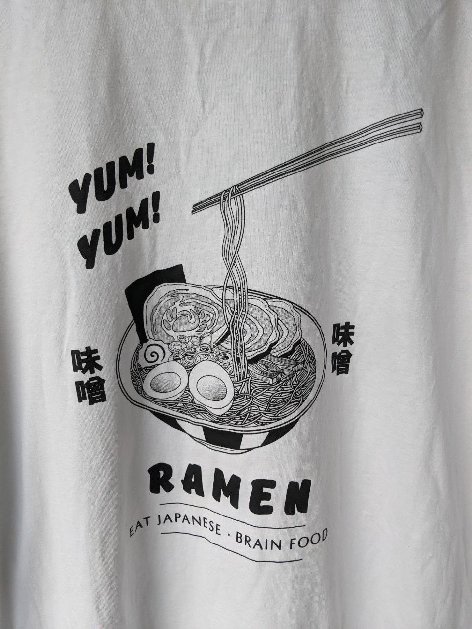 Anime Vintage Bershka Japanese Ramen Promo Tee x Japanese Brand Size US M / EU 48-50 / 2 - 2 Thumbnail
