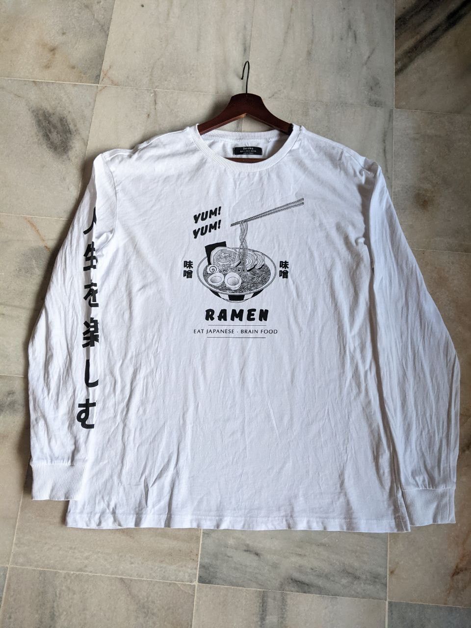Anime Vintage Bershka Japanese Ramen Promo Tee x Japanese Brand Size US M / EU 48-50 / 2 - 4 Thumbnail