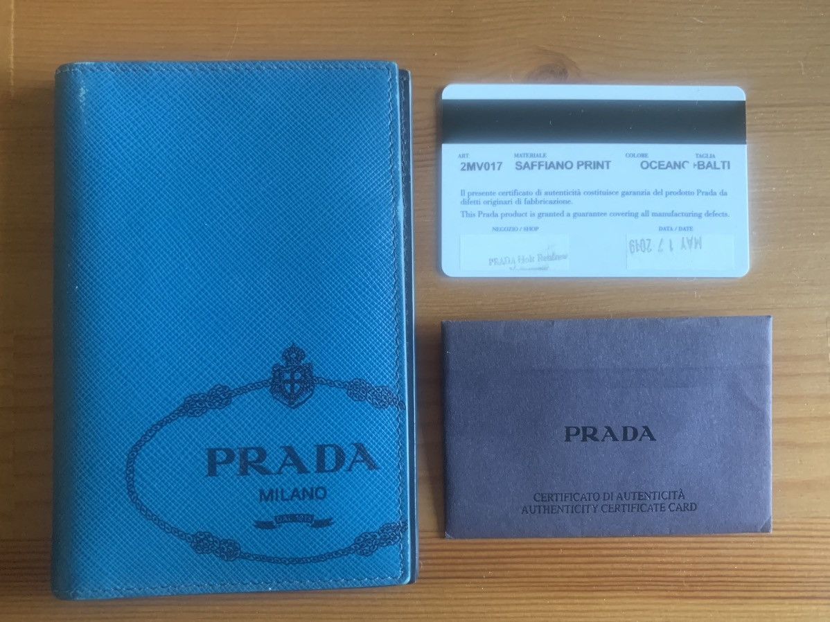 Prada passport wallet